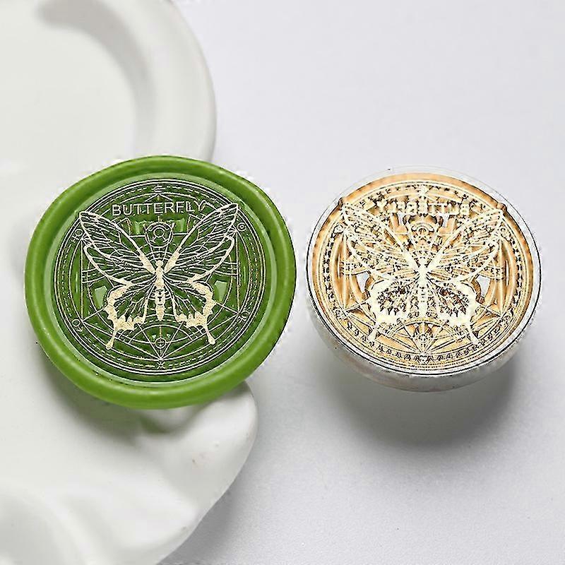Replaceable Seal Stamp Head, Animal Butterfly Flower Embossed Stamp For Invitations Envelope Embellishments