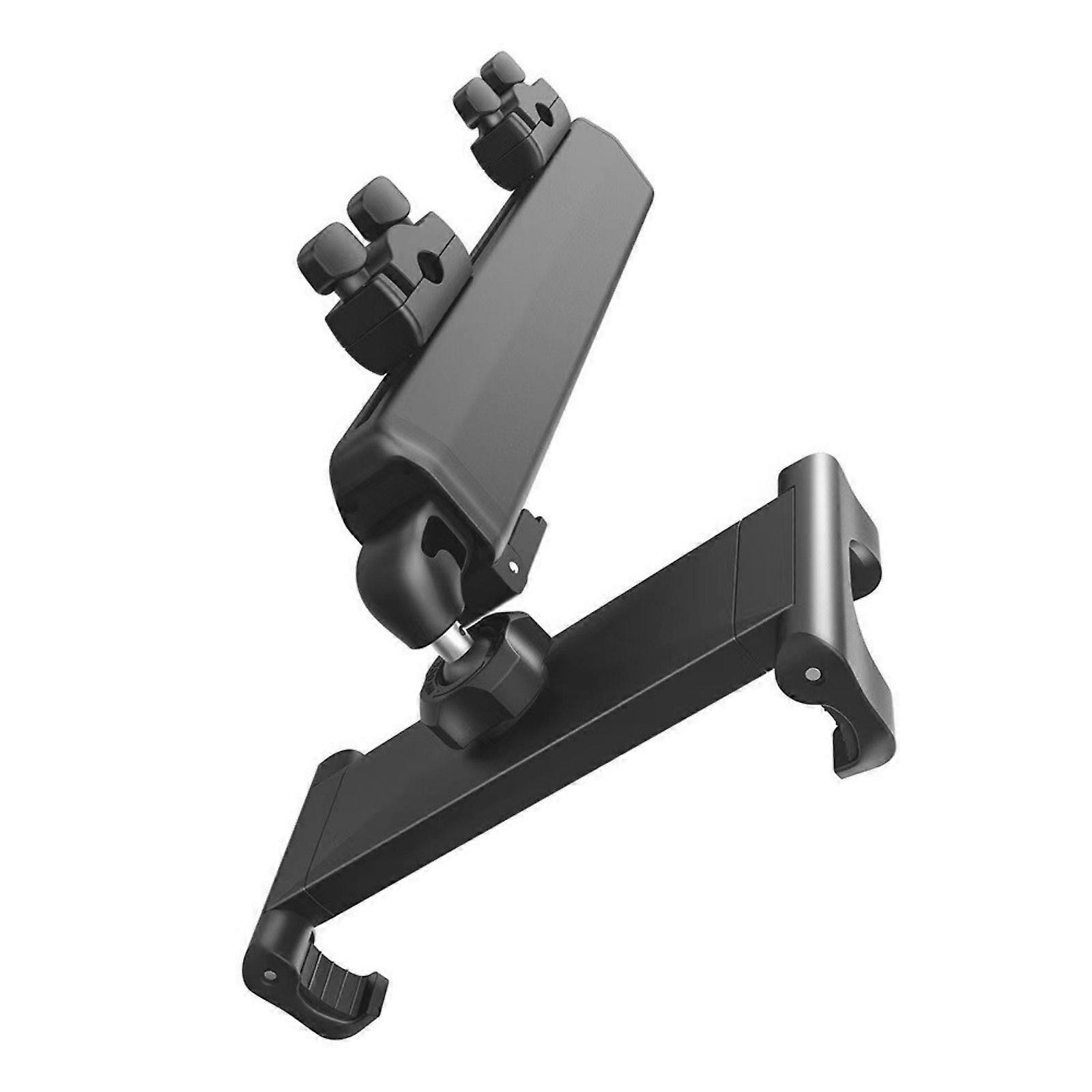 Universal Adjustable Car Headrest Tablets Mount with 360 Degree Rotations Ball Head for Secure Device Holding During Travel Multicolor