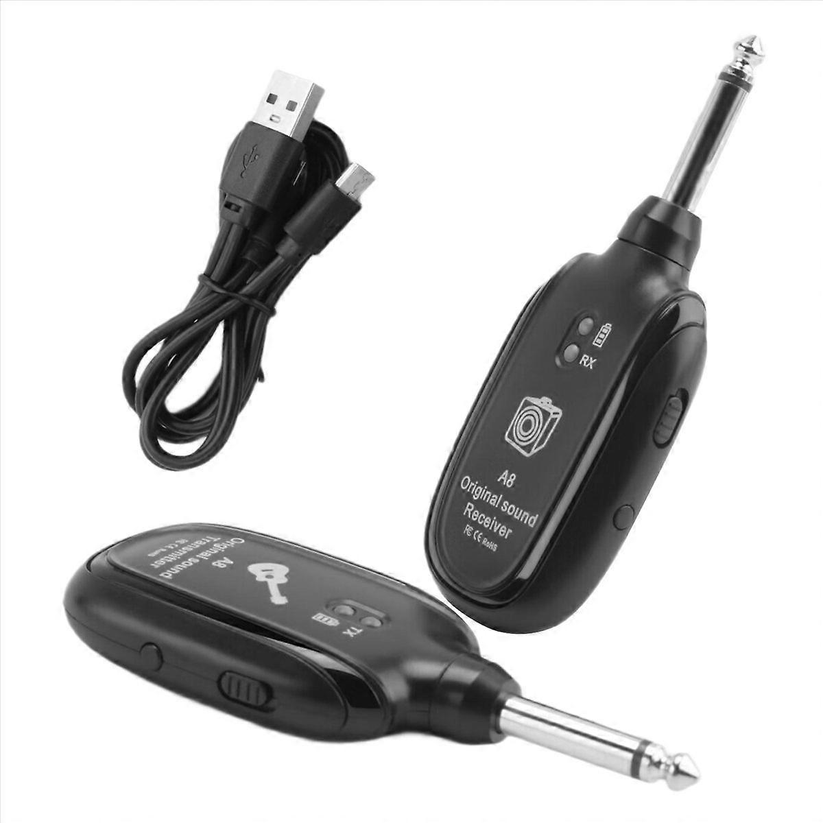 Portable Guitar Wireless Transmitter&Amp Receiver Transmission Audio