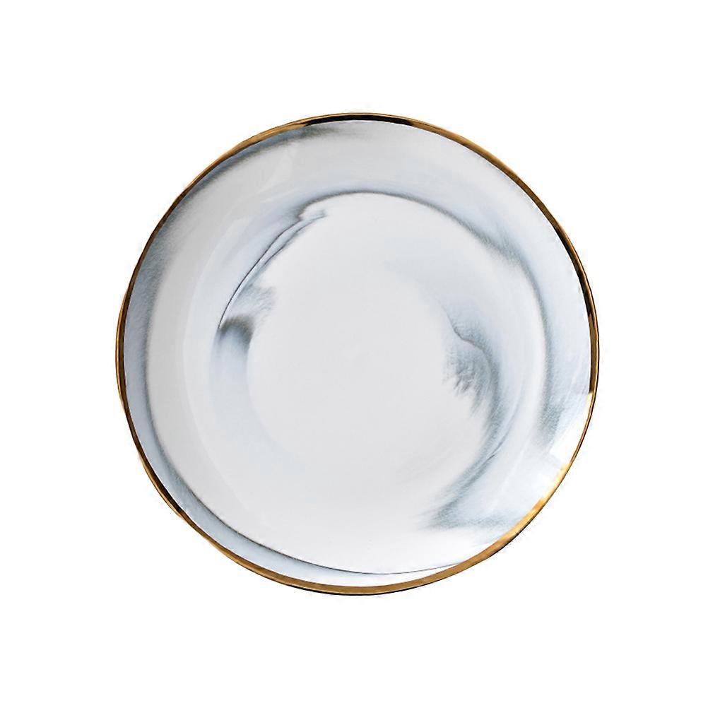 Ceramics Marble Snack Plate for Dish Serving 3Pcs Phnom Penh