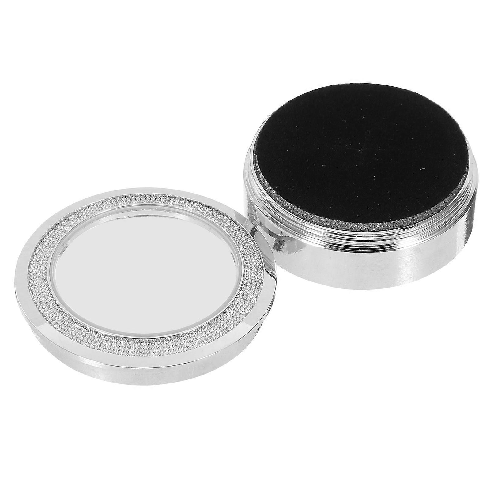 Diamond Display Box Gemstone Holder Case for Jewelry Display Box in Silver