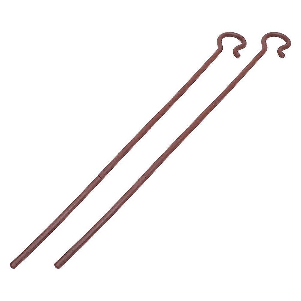 Shepherd Costume Cane Plastic Walking Canes for Party 2Pcs