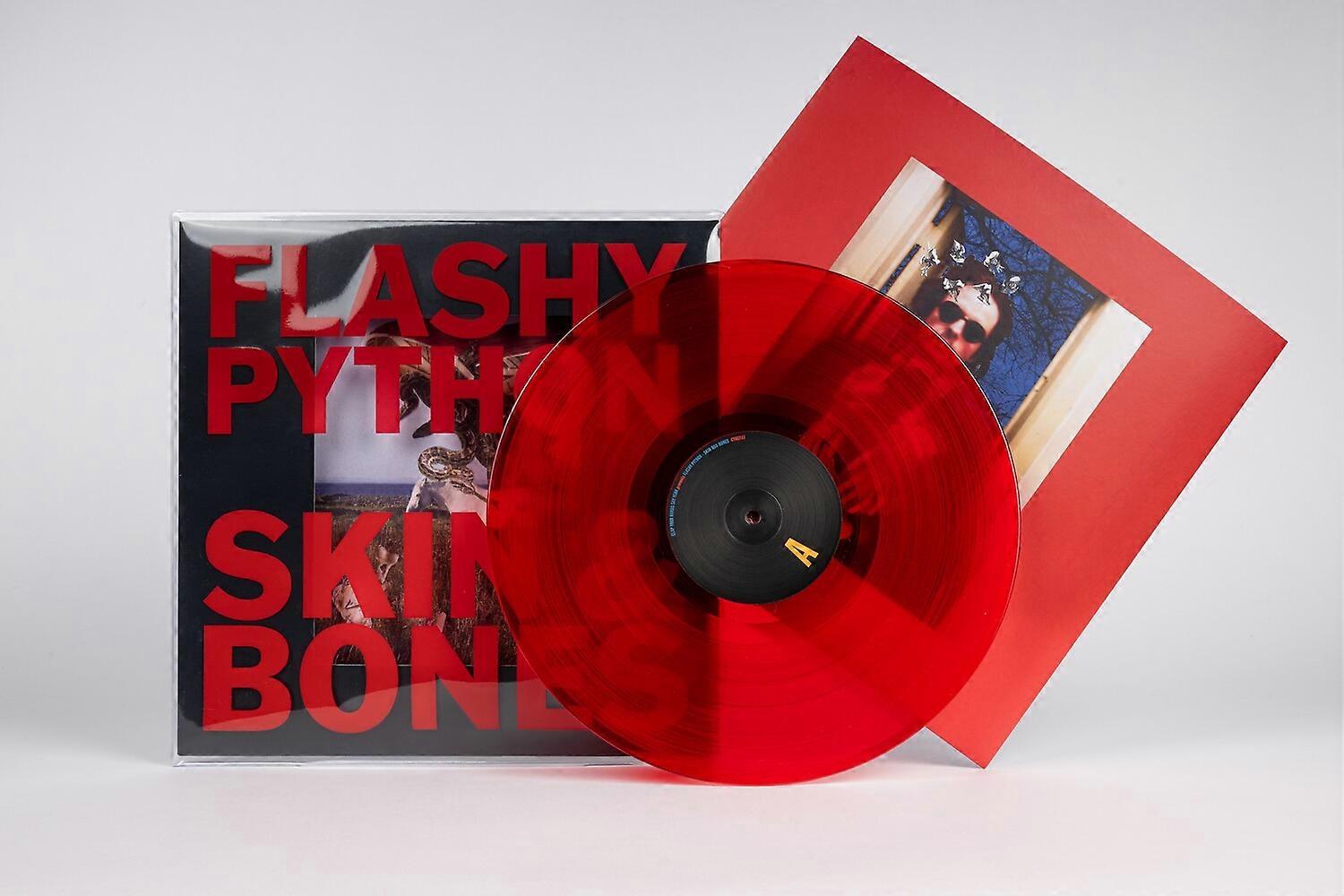 Flashy Python - Skin & Bones - Red  [VINYL LP] Colored Vinyl, Red USA import