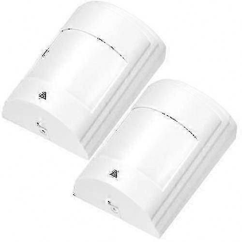 2 Pack Wide Angle PIR Motion Detector for Home Security Systems