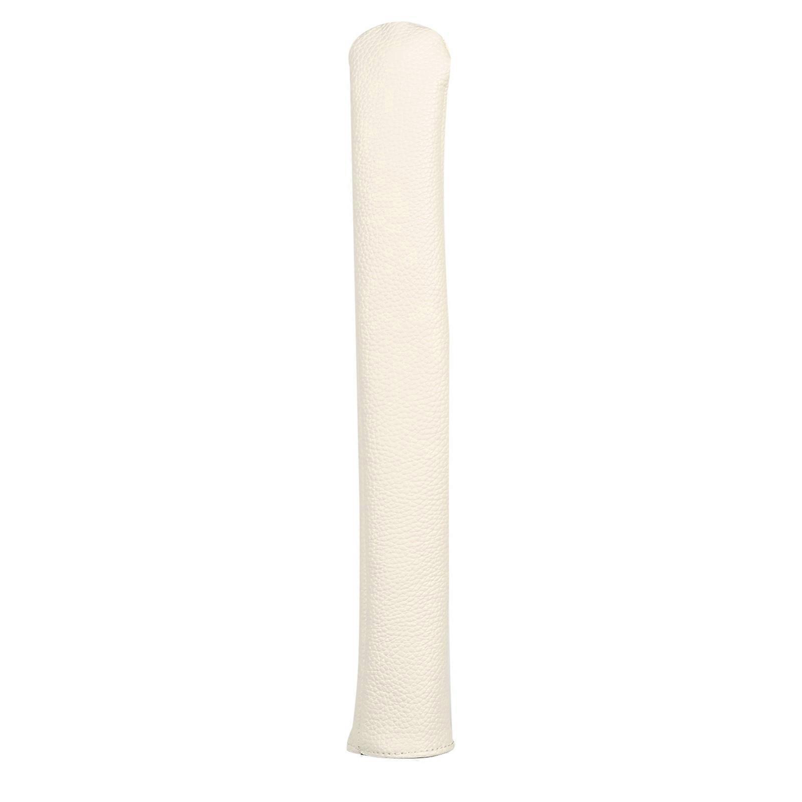 Golf Alignment Protector for Golf Alignment Stick Golf Alignment Stick Holder Cover PU Golf Alignment Stick Headcover  White