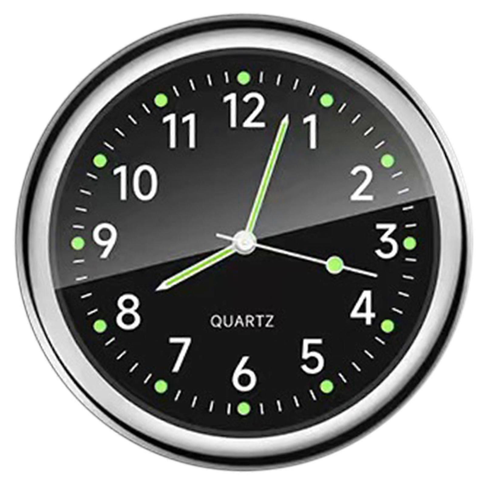 Waterproof Mini Clock for Car Dashboard, Office, Motorcycle Lockers