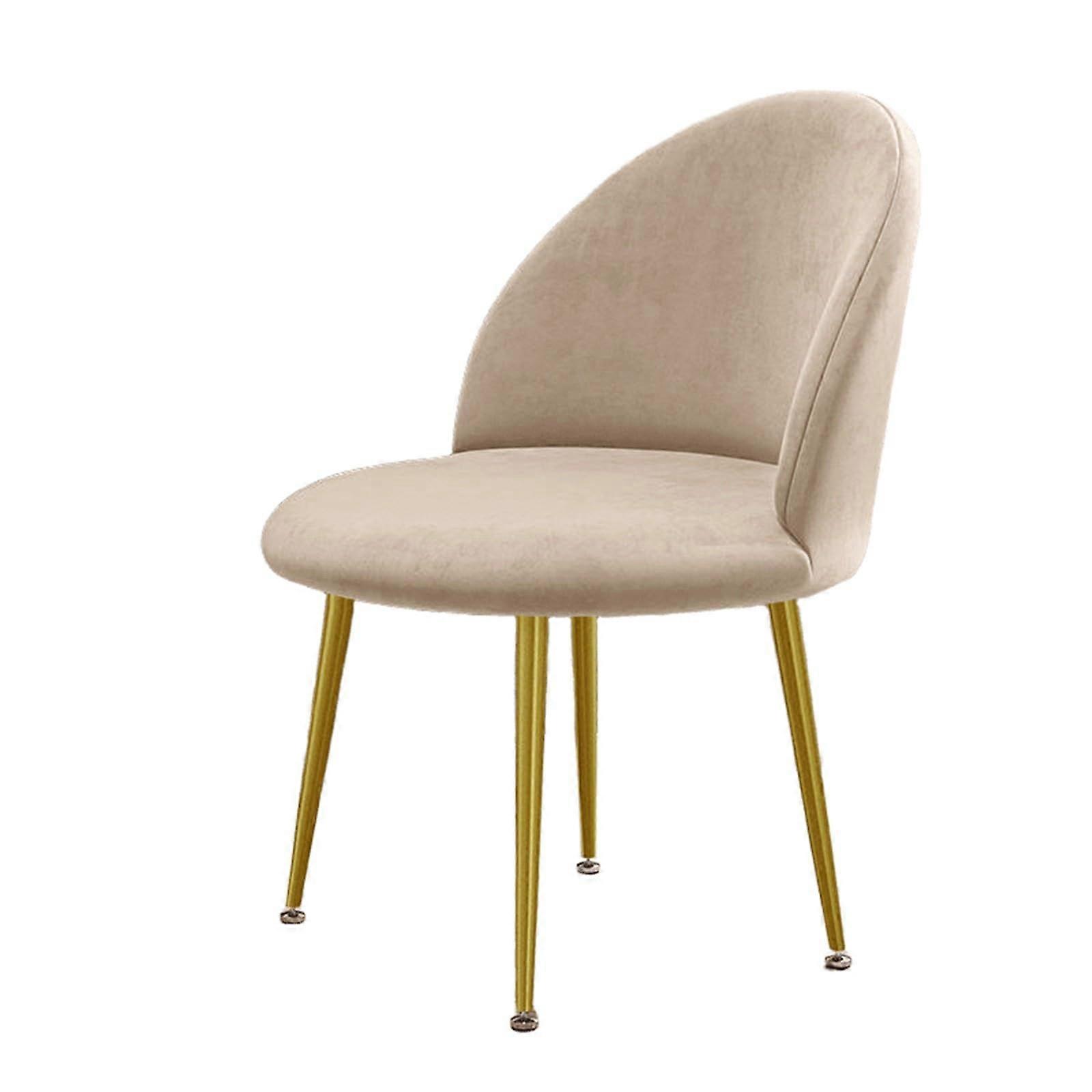 Dining Chair Covers  Back Elastic Slipcovers Full Coverage Polyester for Banquet Home Camel 2pc