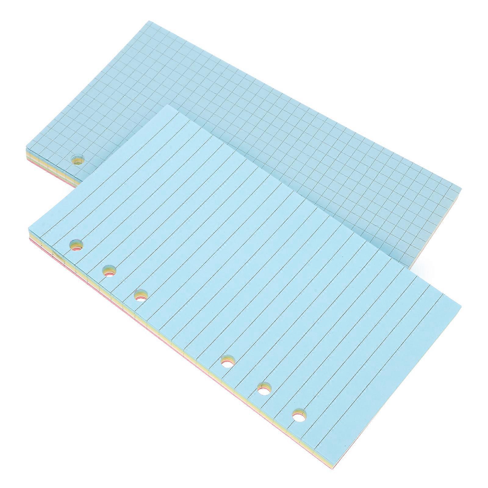 Active Loose Leaf Paper Grid Function with 2Sets of Notebook Refills for School