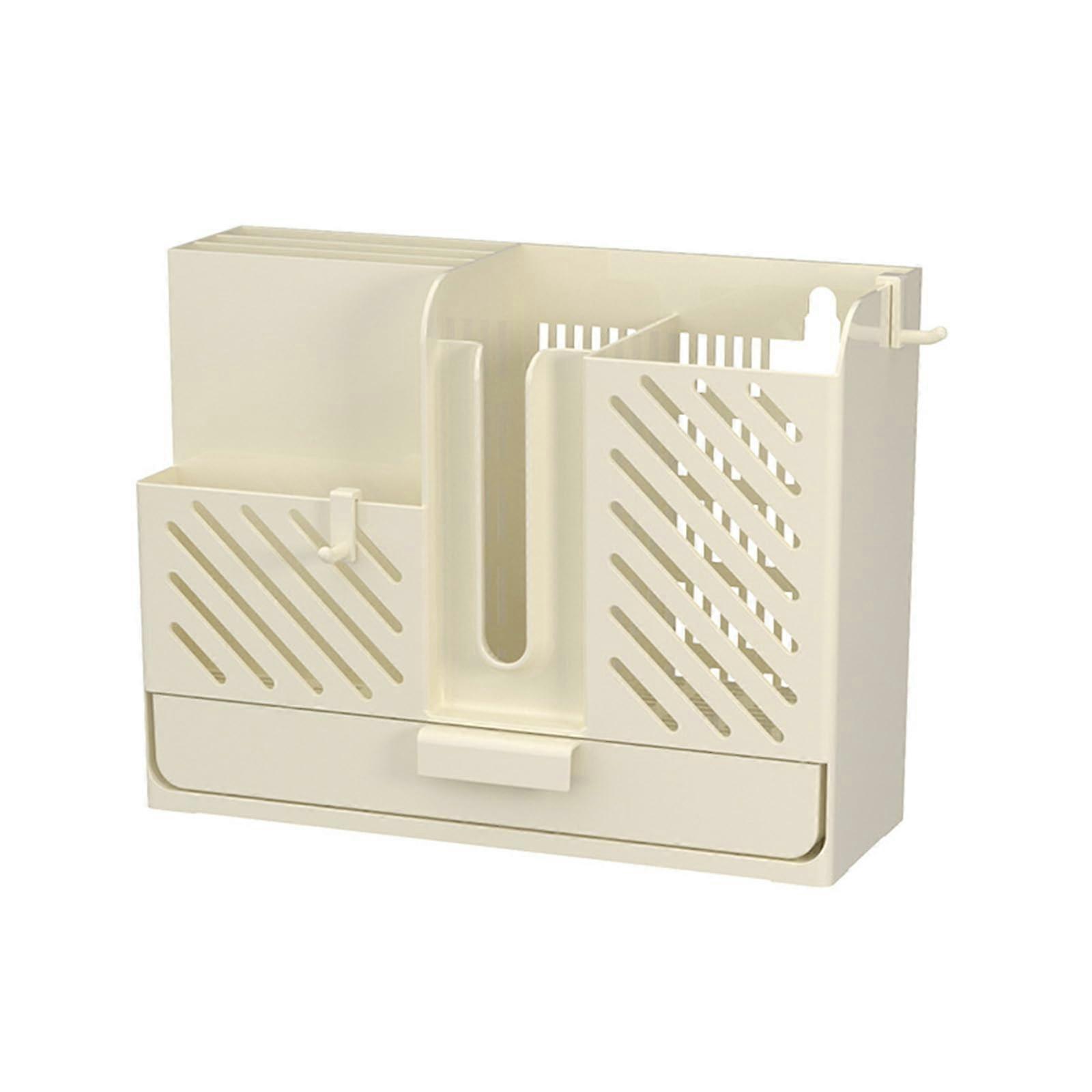 Adjustable Chopstick Holder and Kitchen Utensil Organizer with SpaceSaving Drainage Rack