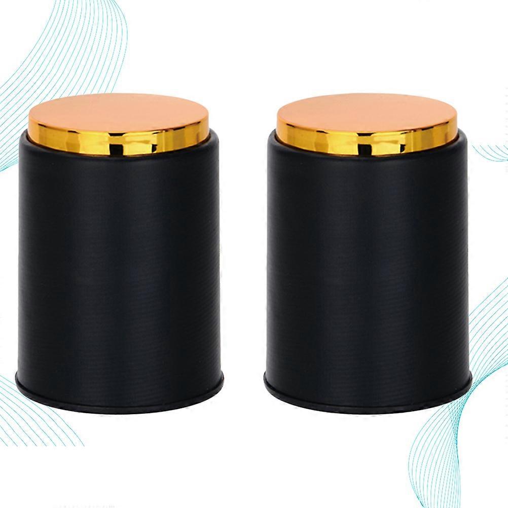 Plastic Cup Black Box for Ktv Game Tool 2Pcs