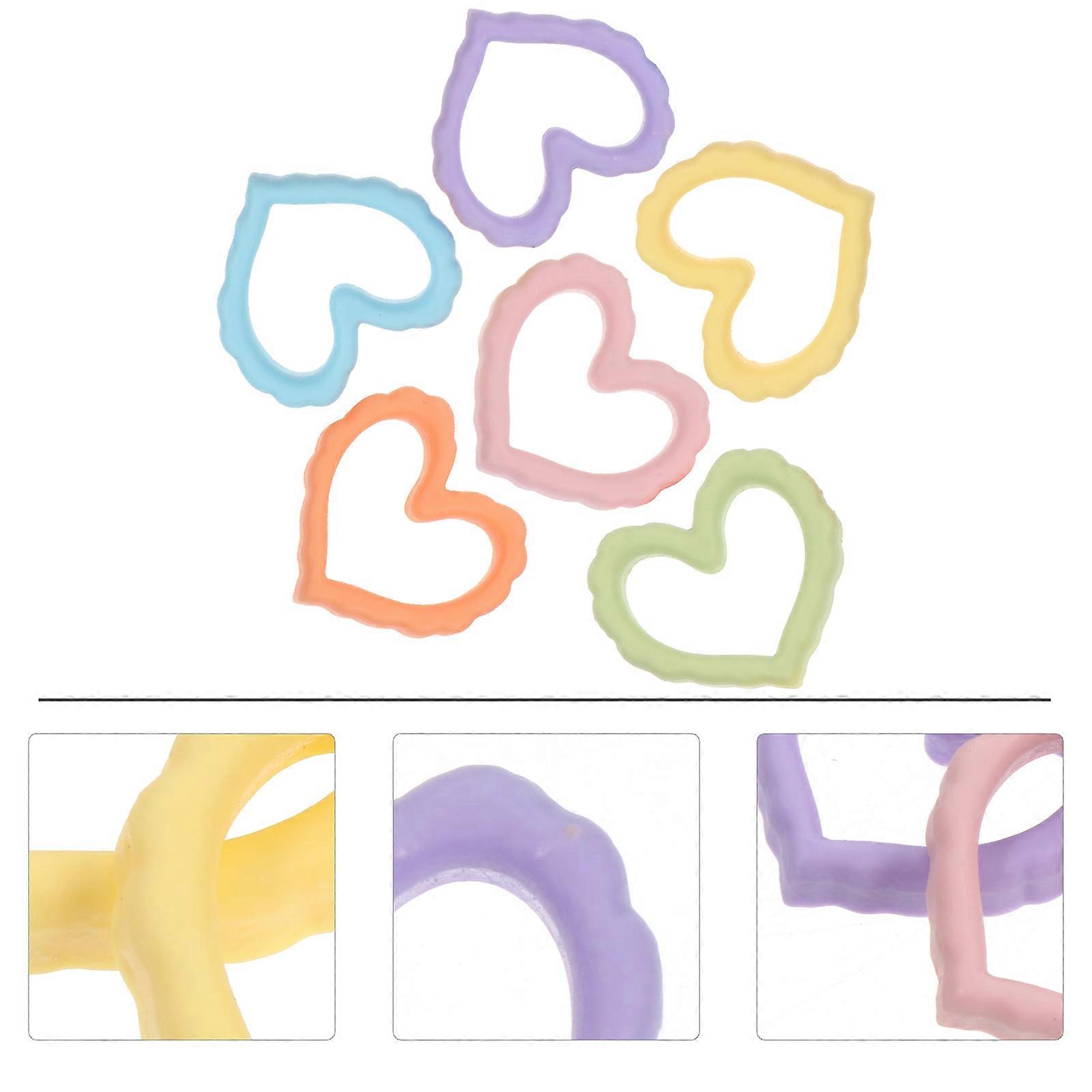 Peach Heart Phone Case Material Plastic Charm for DIY 25Pcs Set