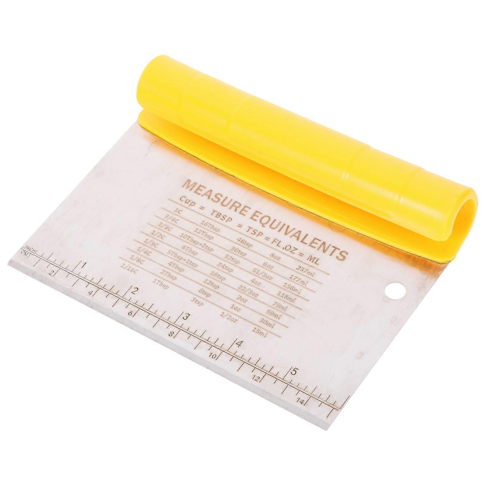 Scale Design Dough Kitchen Tool For Cooking Yellow Multi-Function Cutting 1Pcs