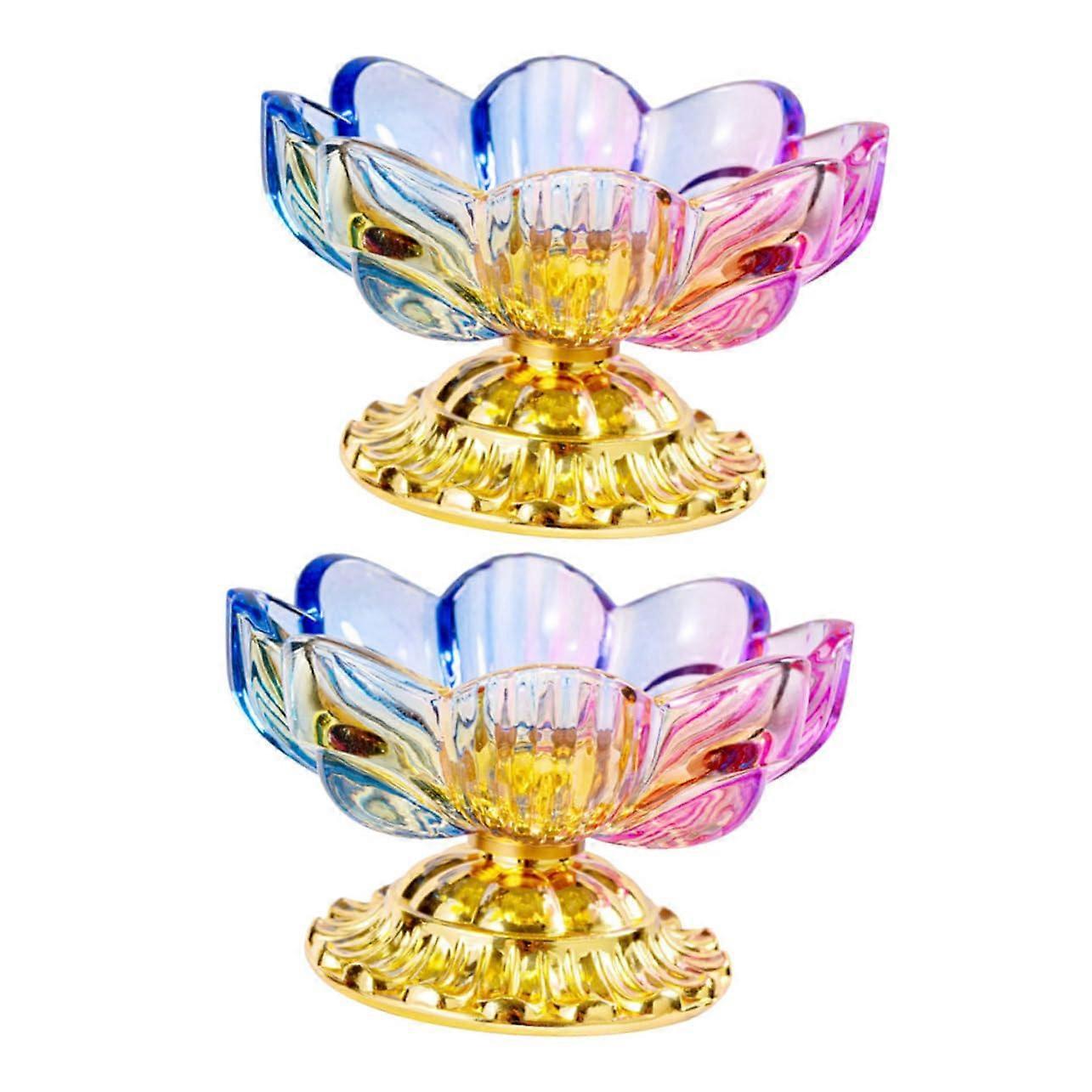 Glass Footed Fruit Bowl with Vertical Texture, Large Capacity Decorative Serving Tray for Kitchen