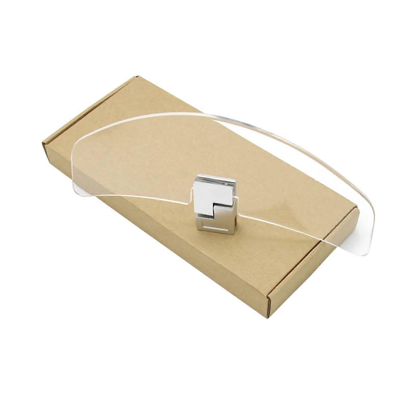 Adjustable Motorcycle Windscreen Deflector with Airflow Control for Universal Windshield Extension Silver