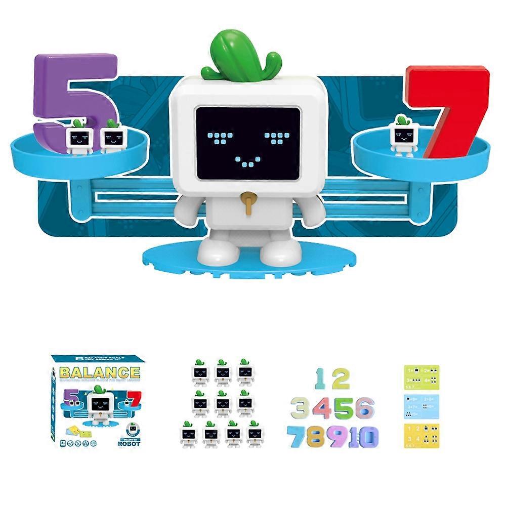 Children Balance Scale Table Game Number Math Educational Toy for Early Learning