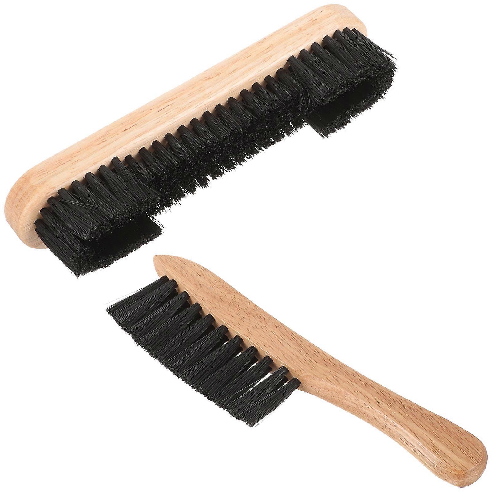 Billiard Table Brush Pool Table Clean Tool for Dust Removal 2Pcs Set