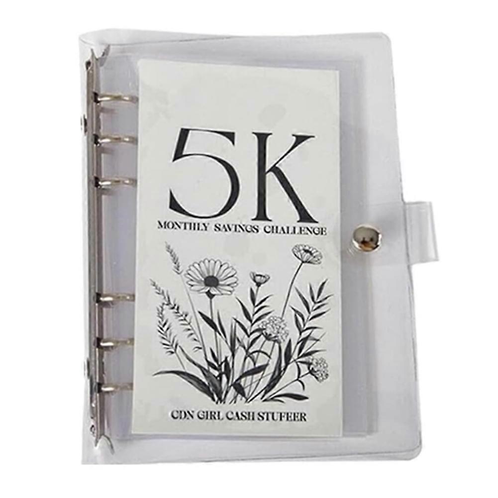 12-Month Envelopes Money Saving Challenge Binder, 5K