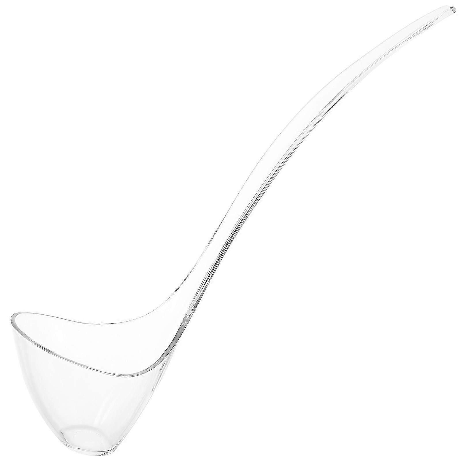 Reusable Transparent Plastic Soup Ladle