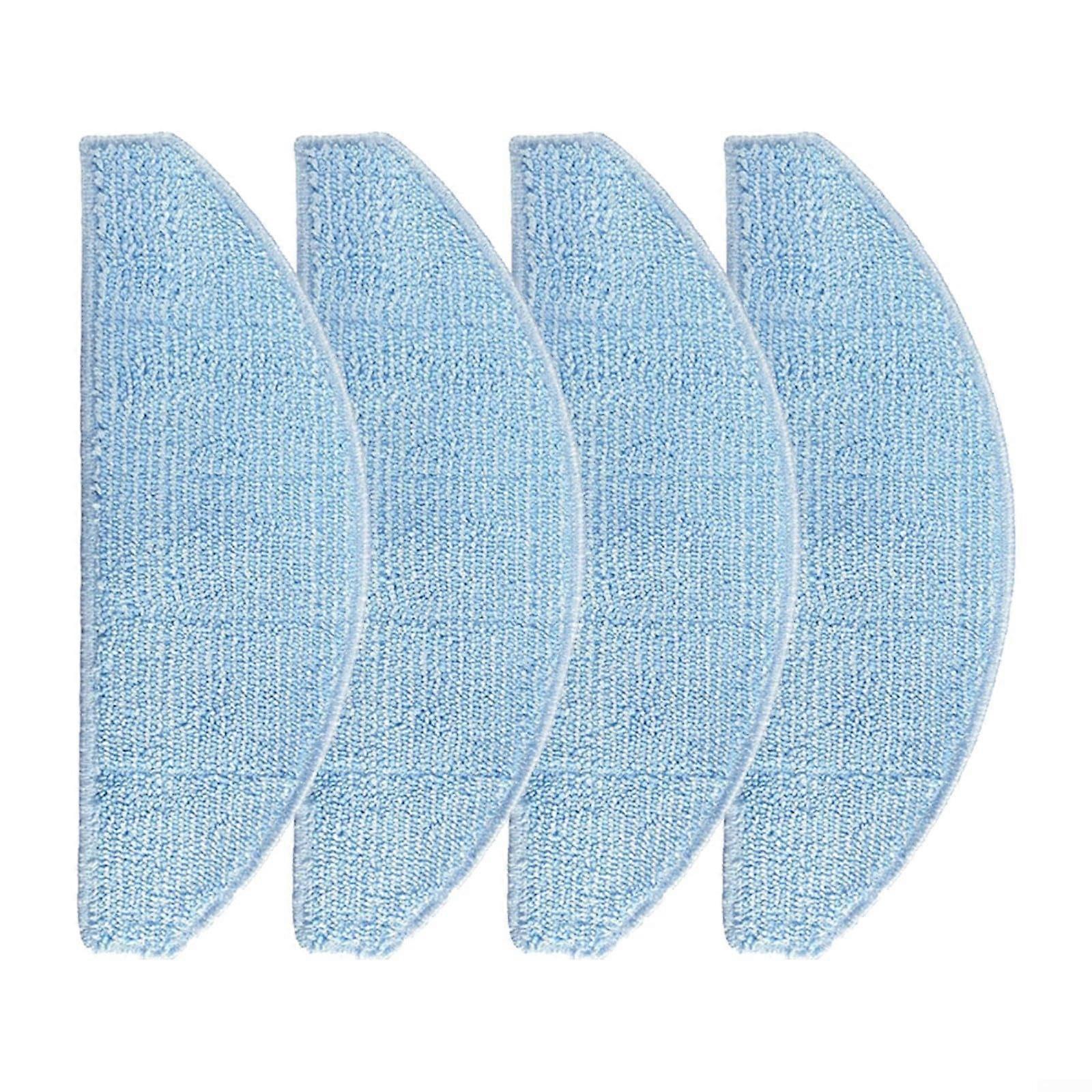 Microfiber Mop Cloths, Durable Absorbent Design, 4 Pack Robot Vacuum Pads for Laresar Mars 01