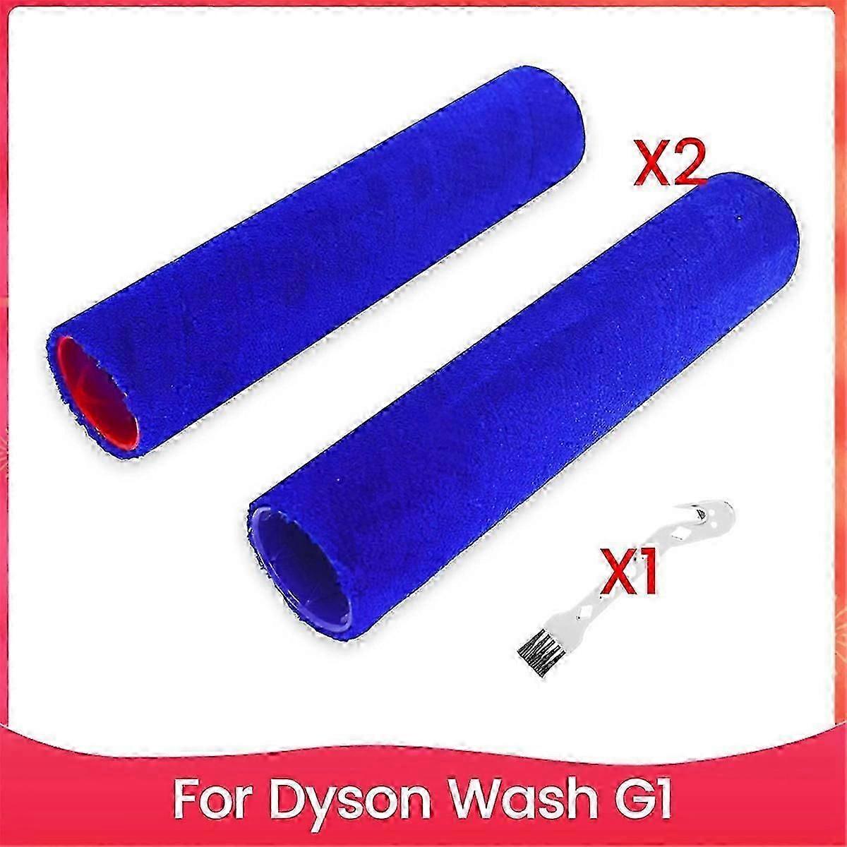 Replacement brushes for Dyson Wash G1, 2 pack roller set