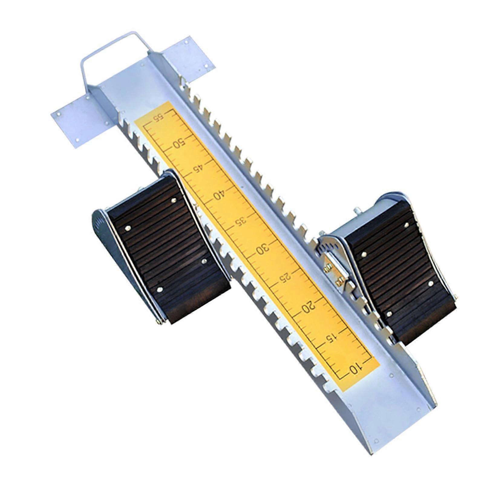 Professional Aluminum Track Starting Blocks with Six Angle Adjustment for Enhanced Speed Launch Yellow