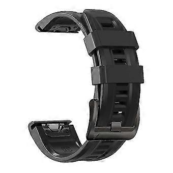 22-mm-Silikon-Uhrenarmband für Fenix 5 Plus-kompatible Geräte