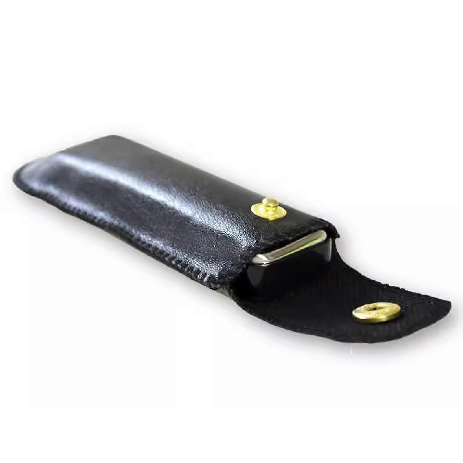 Leather Harmonica Case for 10 Hole Harmonica, Compact Protective Bag with Durable WaterResistant Interior
