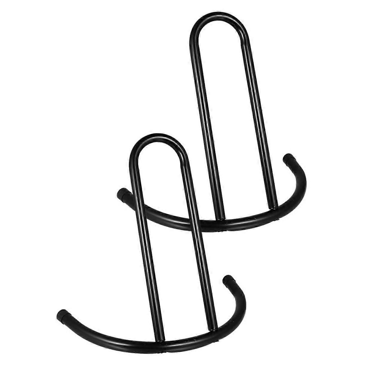 2pcs Bike and Scooter Stand, Foldable SpaceSaving Bicycle Parking Rack, Dual Support