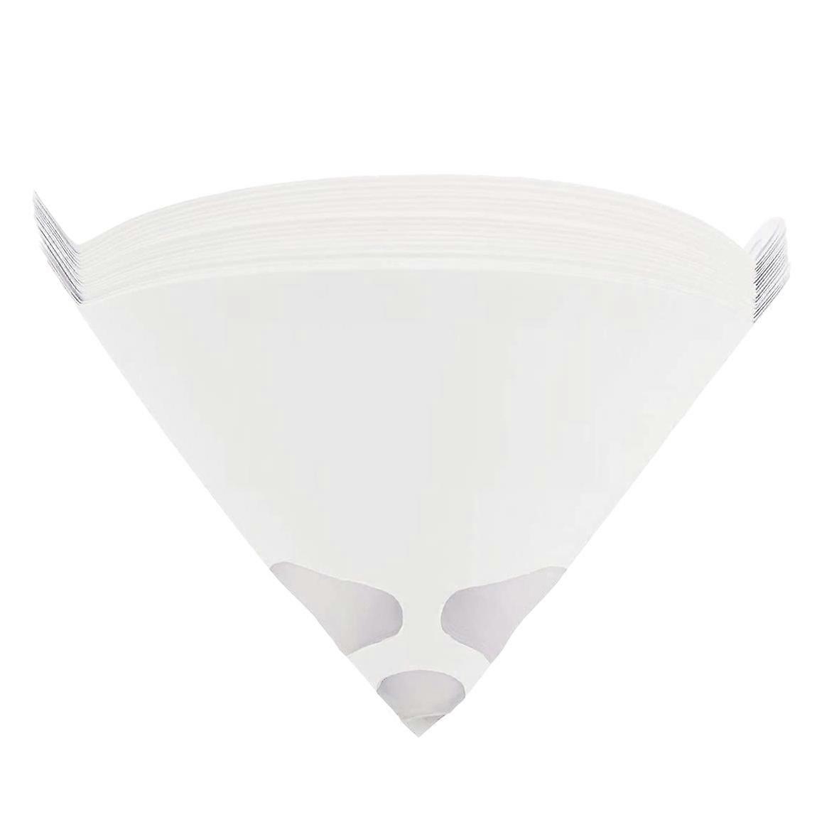 100 Pack 100 Micrometre Cone Paint Strainers with Fine Nylon Mesh