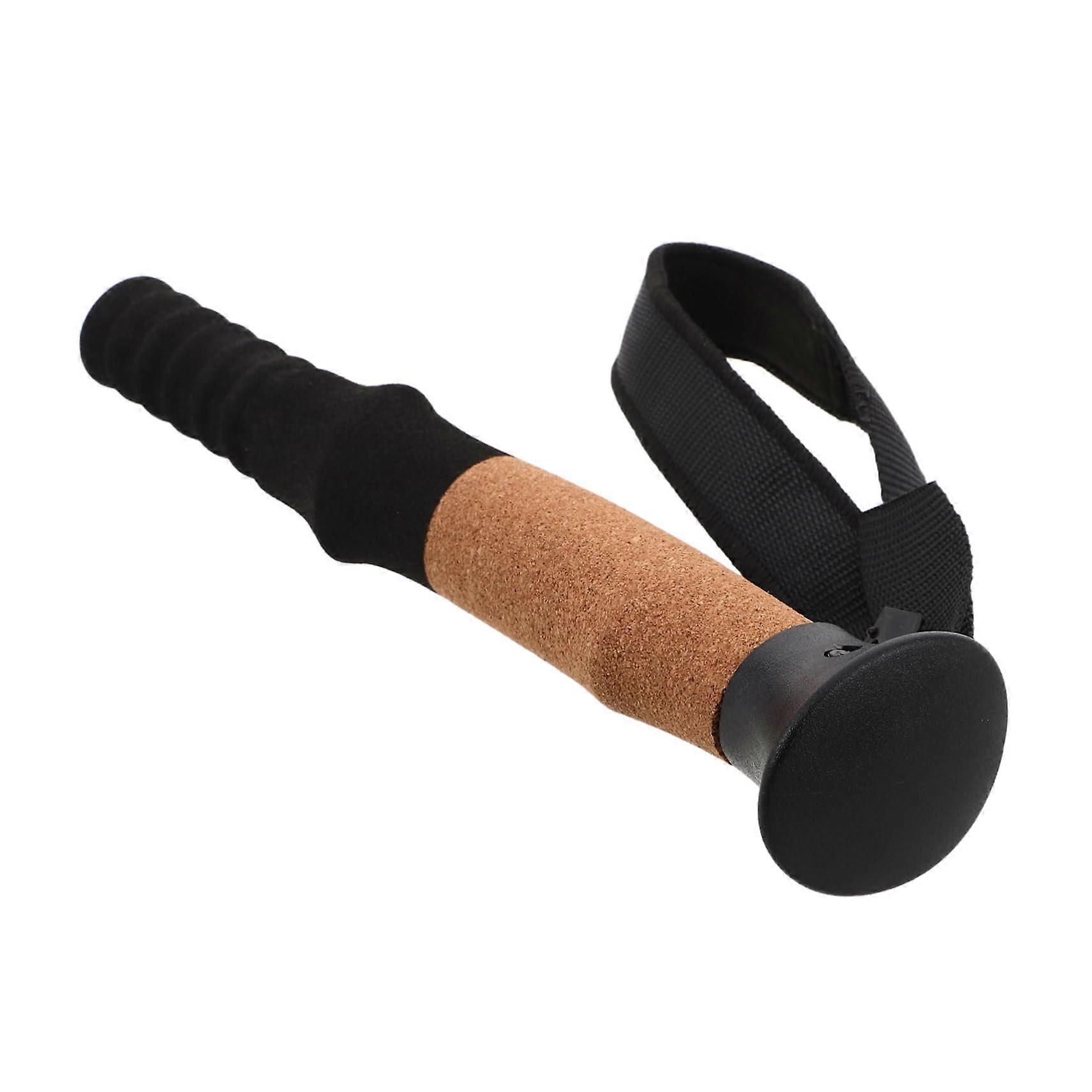 Trekking Pole Handle Replacement Cork Grip with EVA Coating and Durable Wrist Strap for Hiking