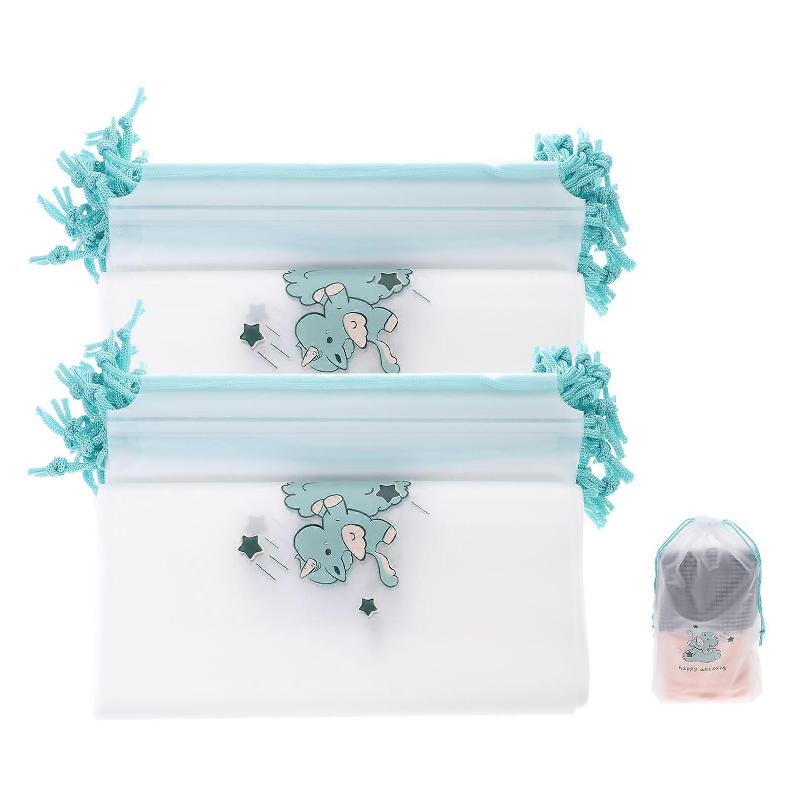 Pattern Drawstring Bag Travel Toiletry Bags for Storage 40Pcs