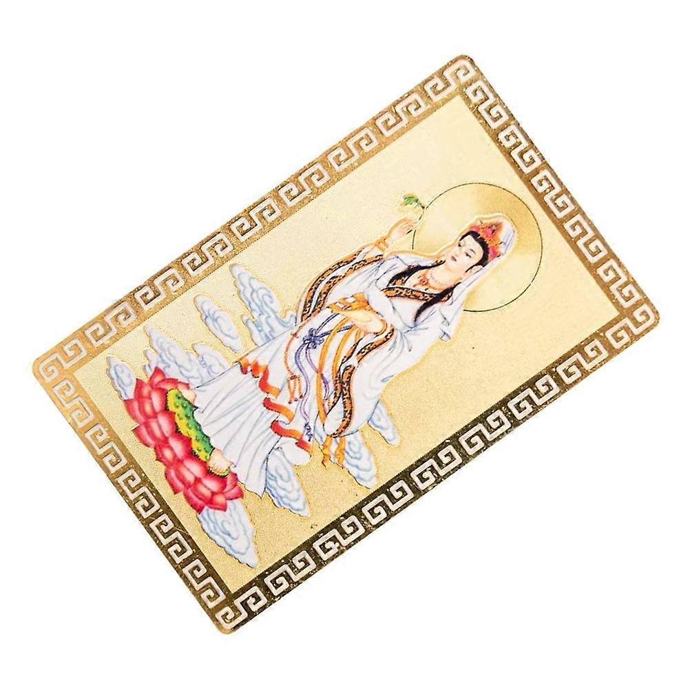 Fengshui Amulet Card Guanyin for Protection