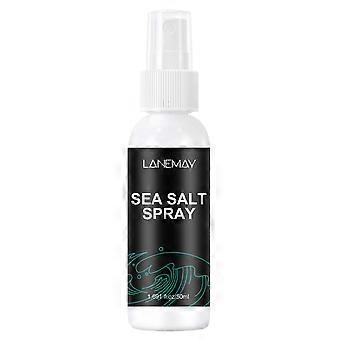 Meersalzspray für natürliche Textur und Volumen, Haarspray für Männer und Frauen, alkoholfreie, feuchtigkeitsspendende Formel mit Kokosduft und mattem Finish (50 ml)