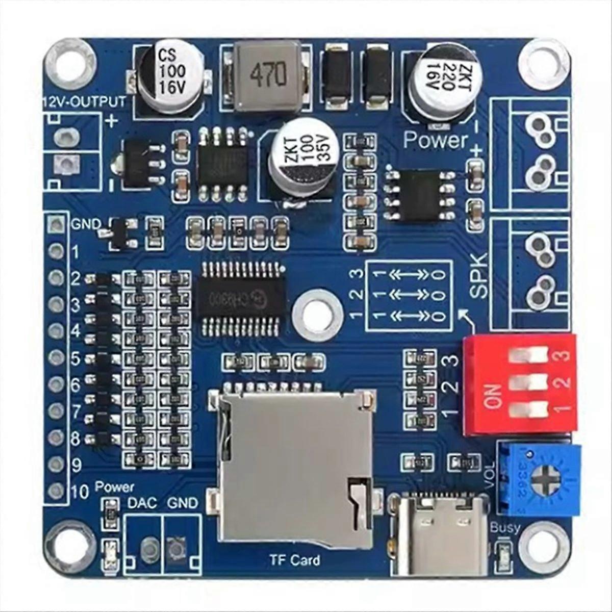 Industrial-Grade Voice Module Chip 20W High-Power