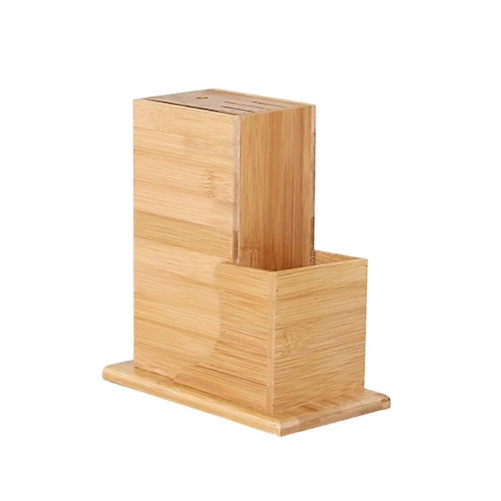 Bamboo Holder for Storage with Upright Rack Organizer