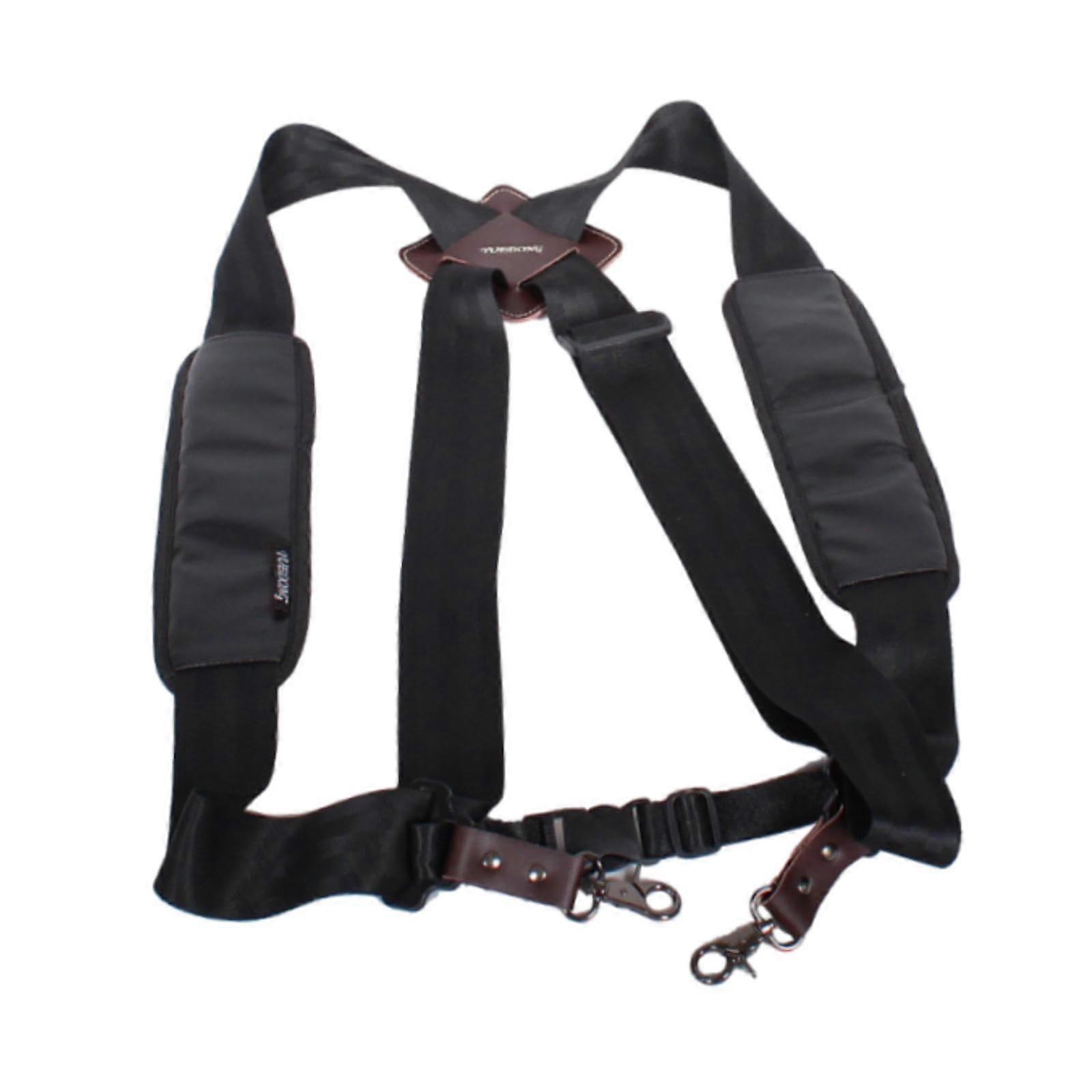 Adjustable Drum Shoulder Strap with Padded Support for Adults, Comfortable Marching Drum Harness