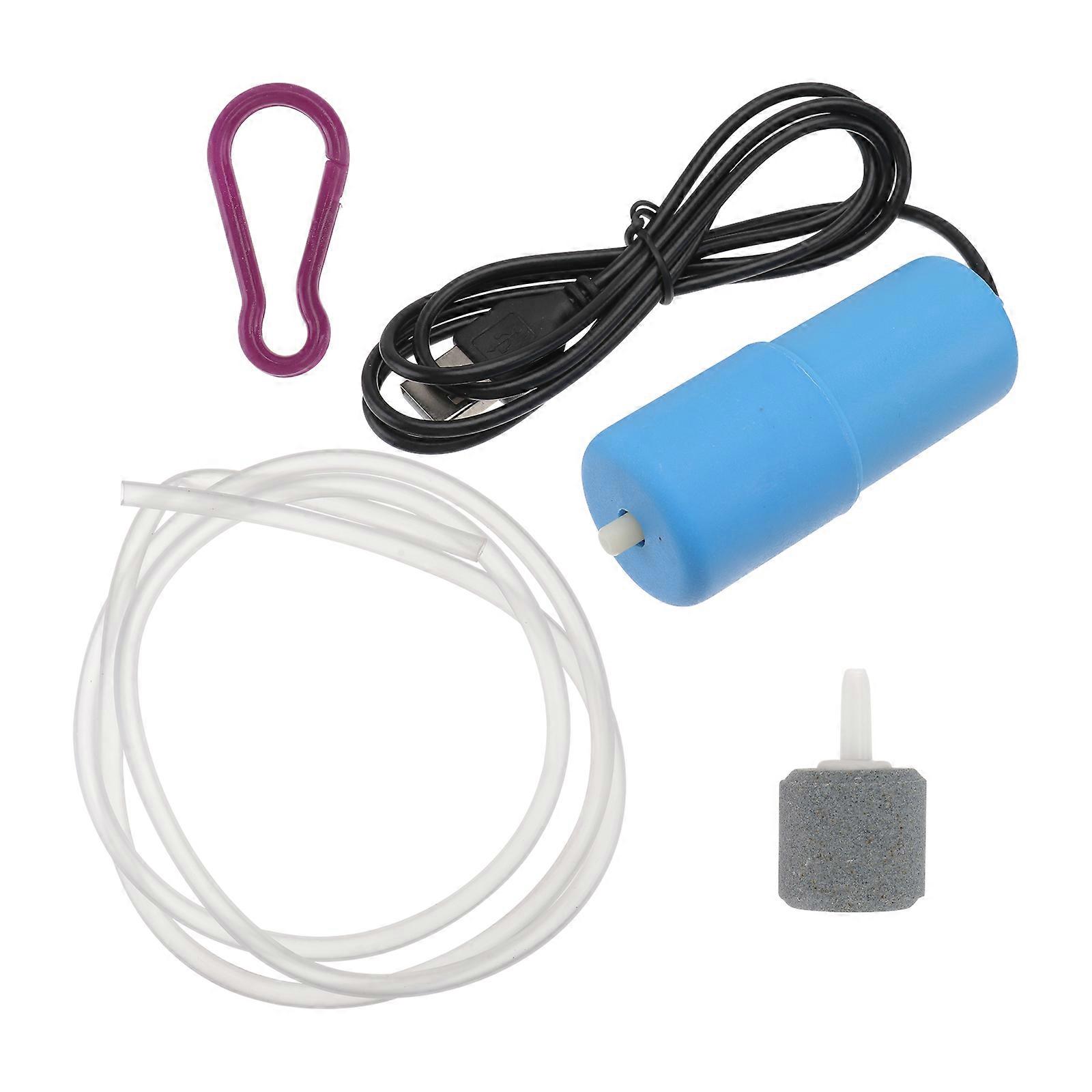 Oxygen Fish Tank Air Pump USB Charging for 3Sets Random Color