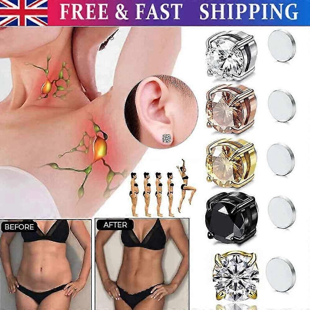 2pcs Lymphvity Magnetherapy Earrings
