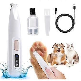 Vuoden 2025 uusi päivitetty koiran tassutrimmeri, hiljainen ja tehokas, LED-valolla, yksi koko sopii kaikille