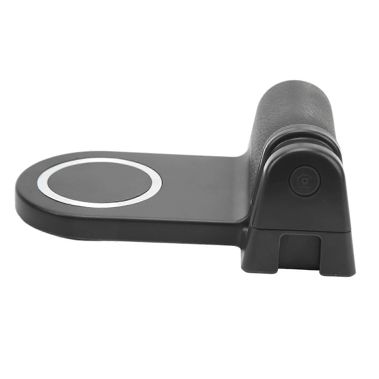 Magnetic Phone Grip with Lychee Pattern, Cold Shoe Mount and 1/4 Inch Thread for Vlogging