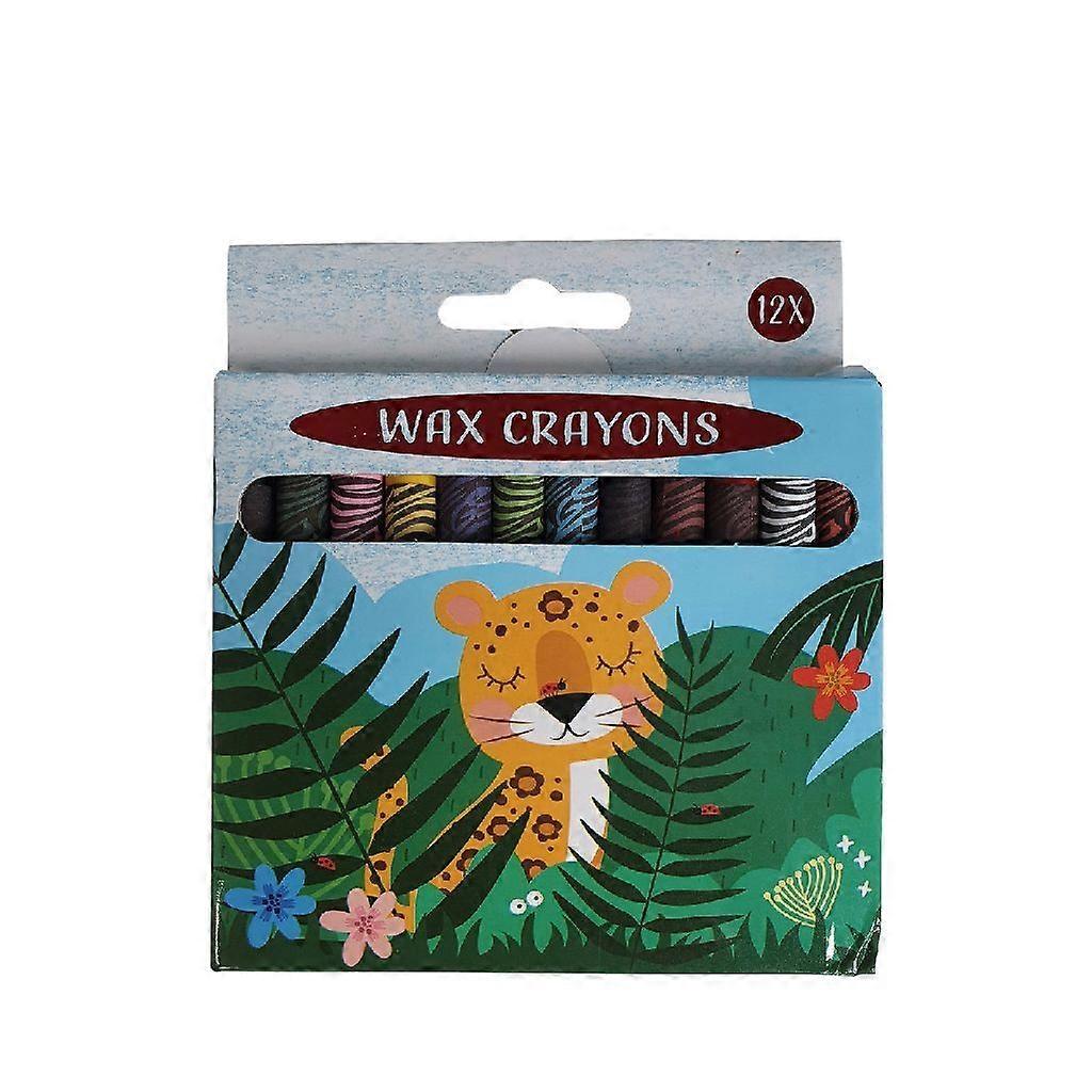Jungle crayons 12 pieces