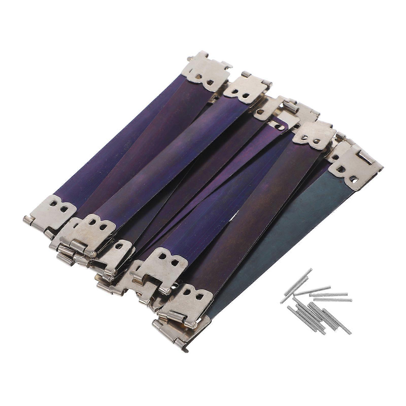 Metal Internal Flex Frames Replacement for Handbag 20Pcs Navy Spring Clips