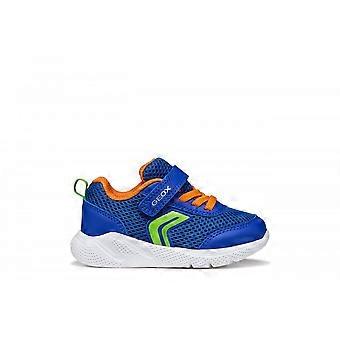 Geox B Sprintye G Kinderschuh in Blau/Orange