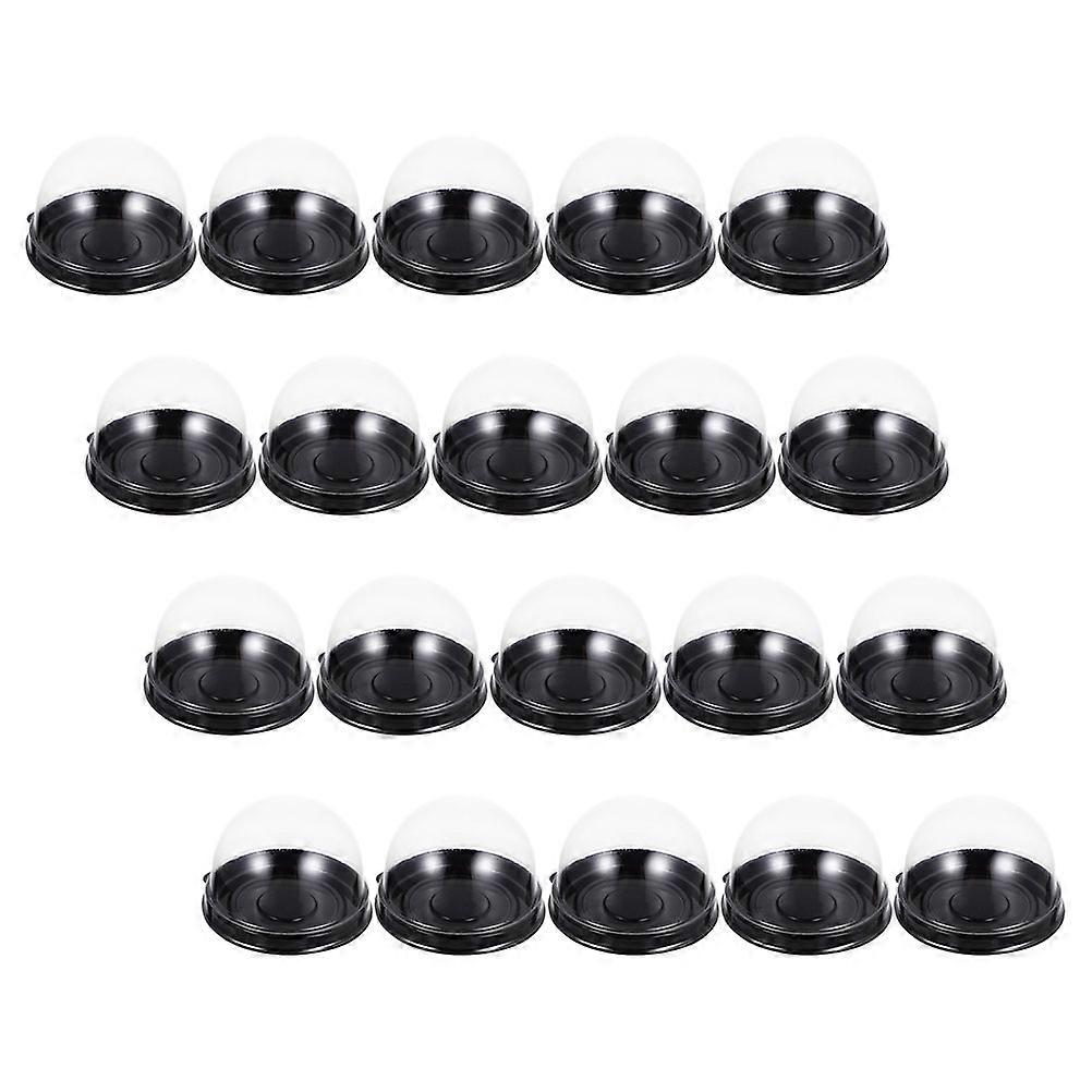 Small Cake Boxes Mini Cupcake Containers for Cake Storage 200Pcs with Dome Lid