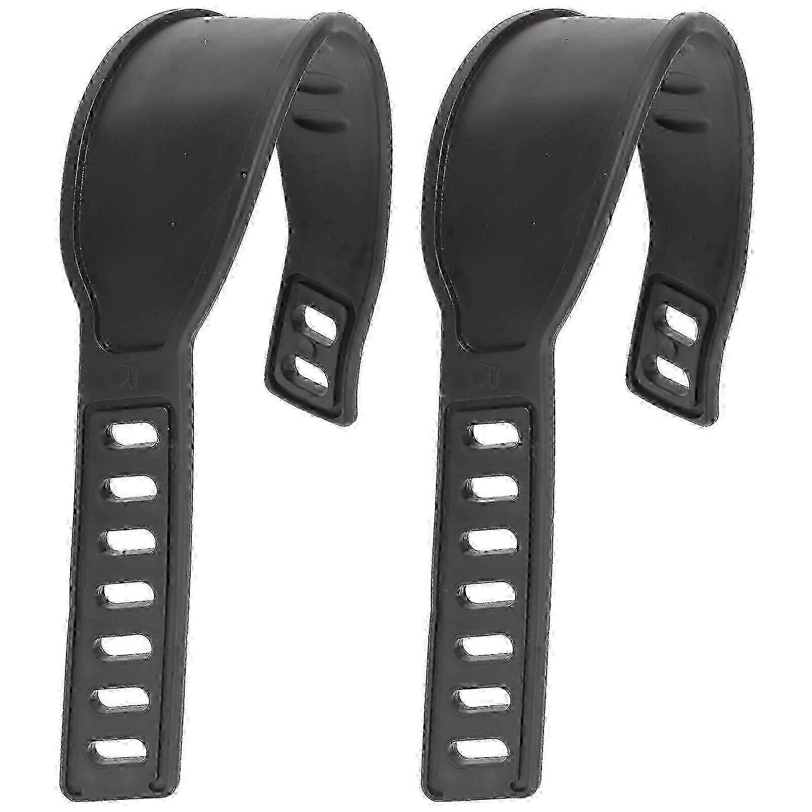 Adjustable Rubber Exercise Bike Pedal Straps, 1 Pair
