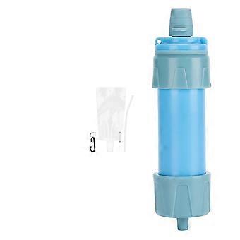 Emergencies Water Purifiers Straw Filters Personals Drinking Water Filtering Tool Survival Water Filter Easy To Carry  light blue
