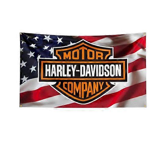 Drapeau avec logo Harley Davidson Y00688