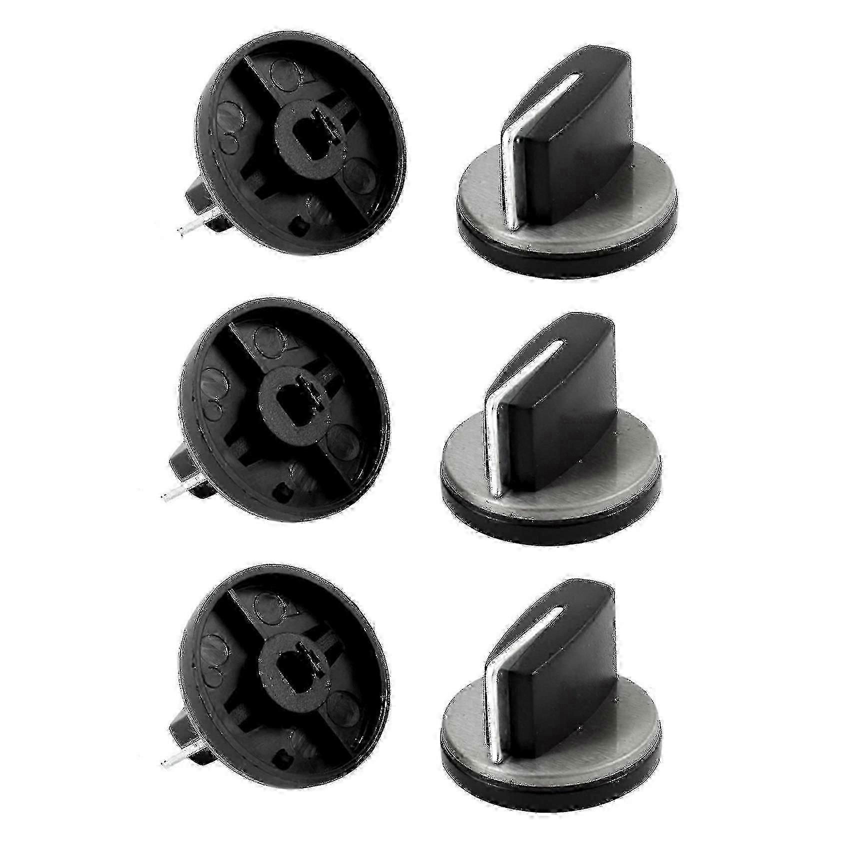 6 Pack Embedded Gas Stove Ignition Knob Switch Ignition Cap compatible with Cooker
