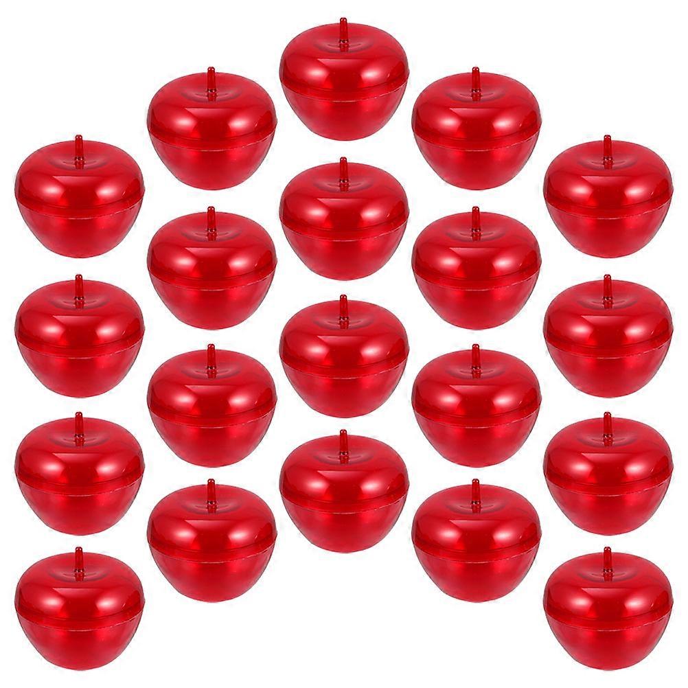 24pcs Apple Shape Storage Containers Candy Storage Boxes Filled Storage Boxes