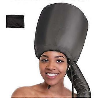 Haartrockner-Aufsatz, verbessert mit Kinnriemen und längerem Schlauch, wasserdichte, verstellbare Haartrocknerhaube für intensive Haarpflege, Hitzestyling und Zuhause